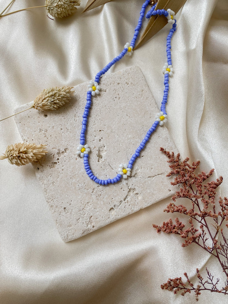 Beaded Flower Necklaces